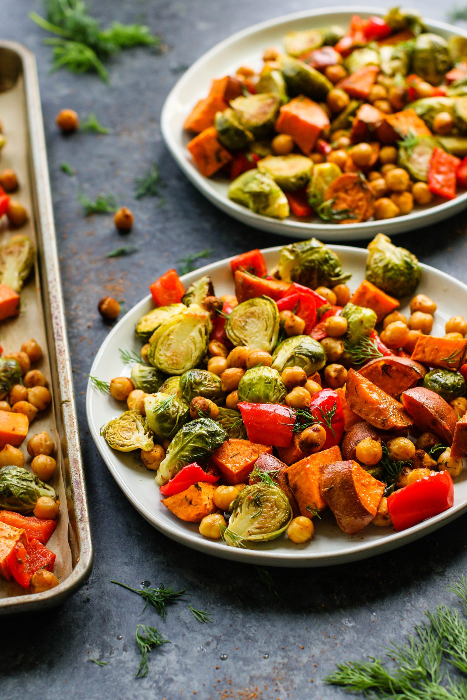Sweet Potato & Chickpea Bake by Flora & Vino