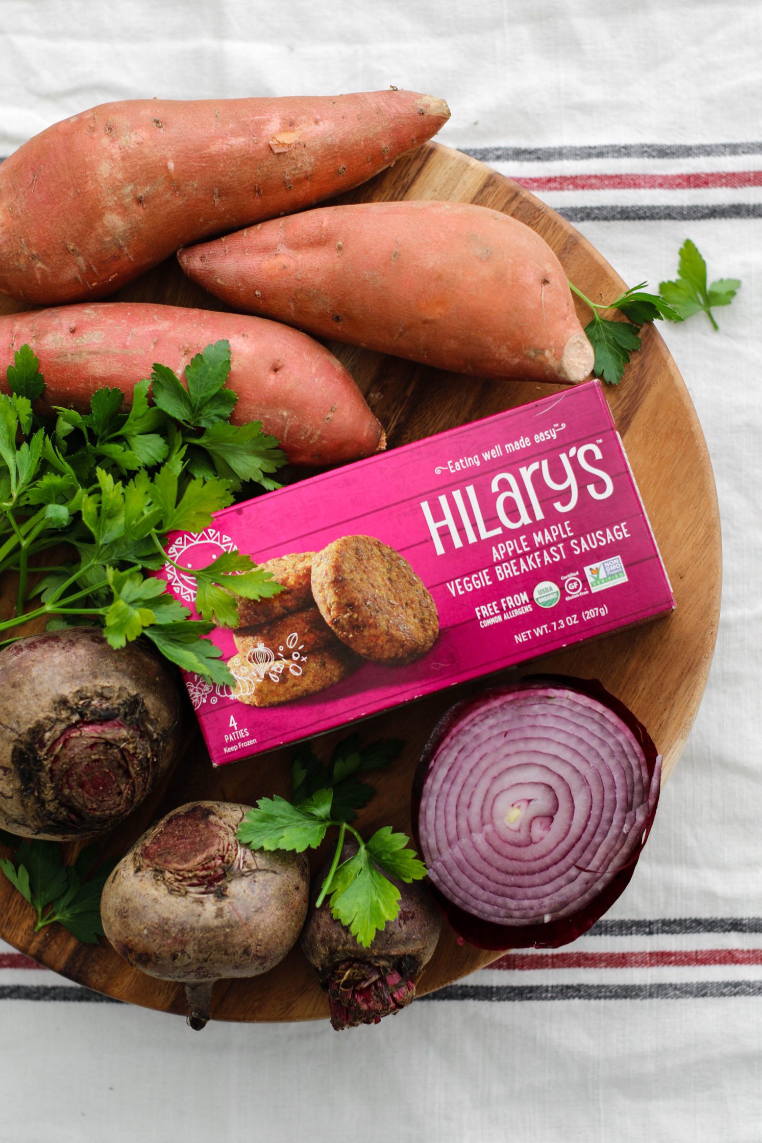 Sweet Potato & Beet Breakfast Hash ingredients