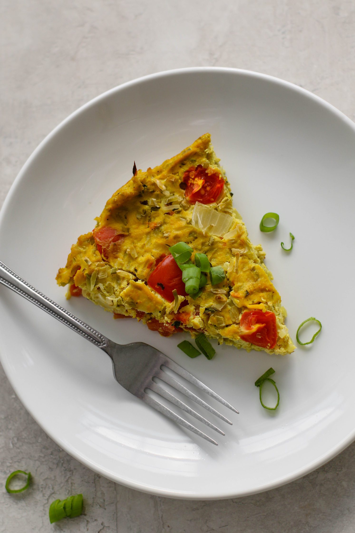 Vegan Broccoli Rice Breakfast Quiche