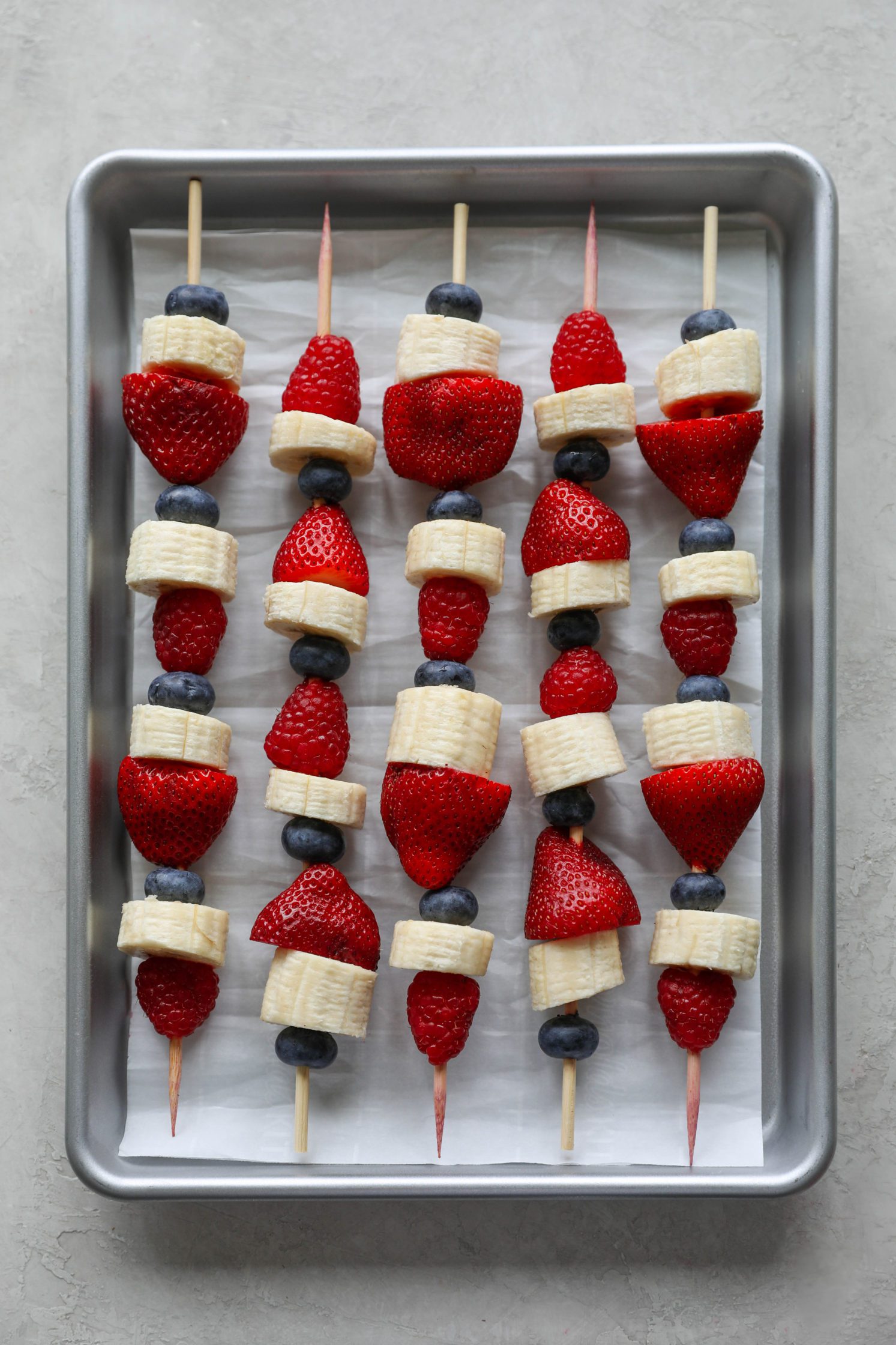 Frozen Fruit Kabobs by Flora & Vino