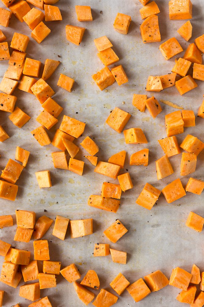 roasted sweet potatoes