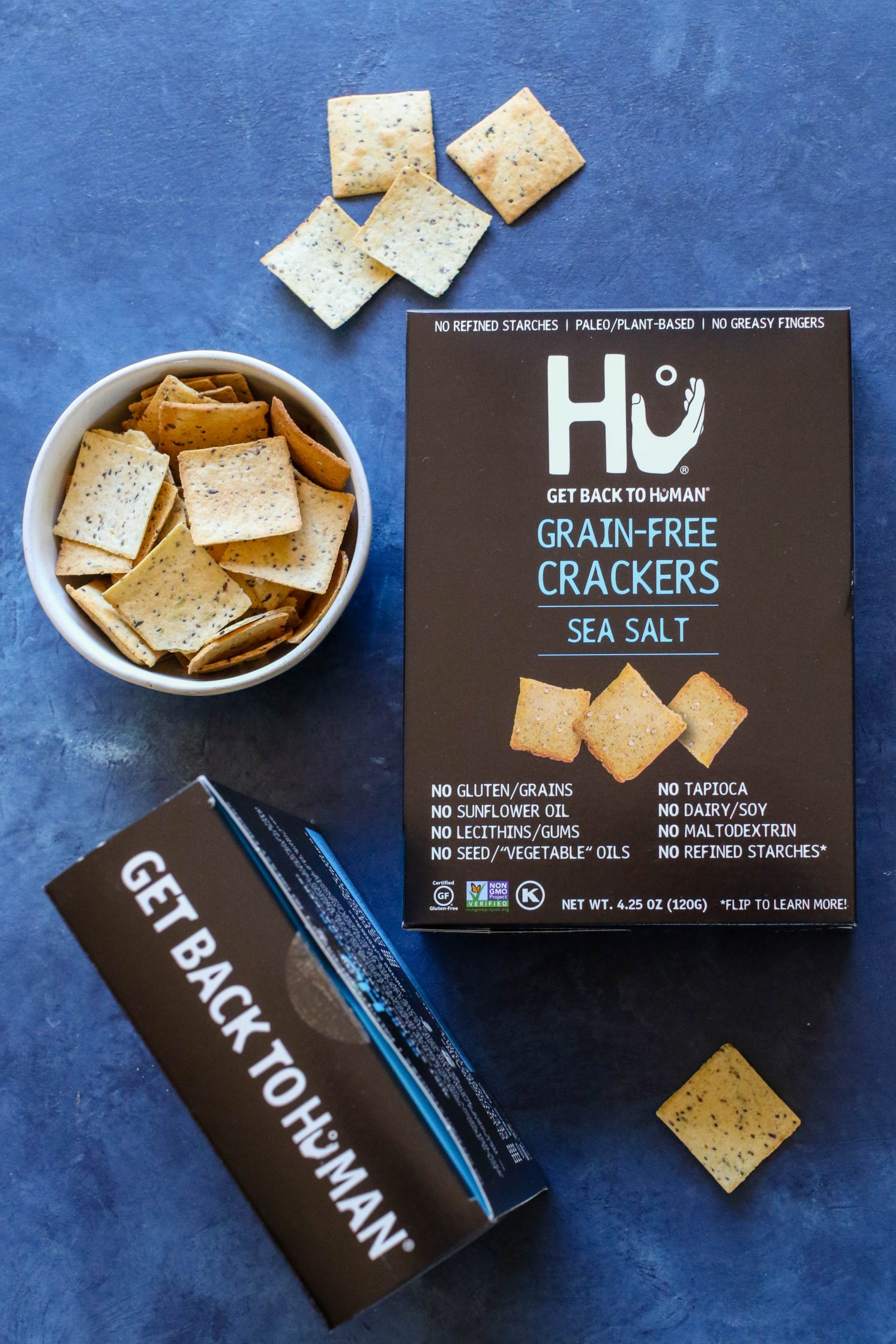 Hu Kitchen Grain-Free Sea Salt Crackers