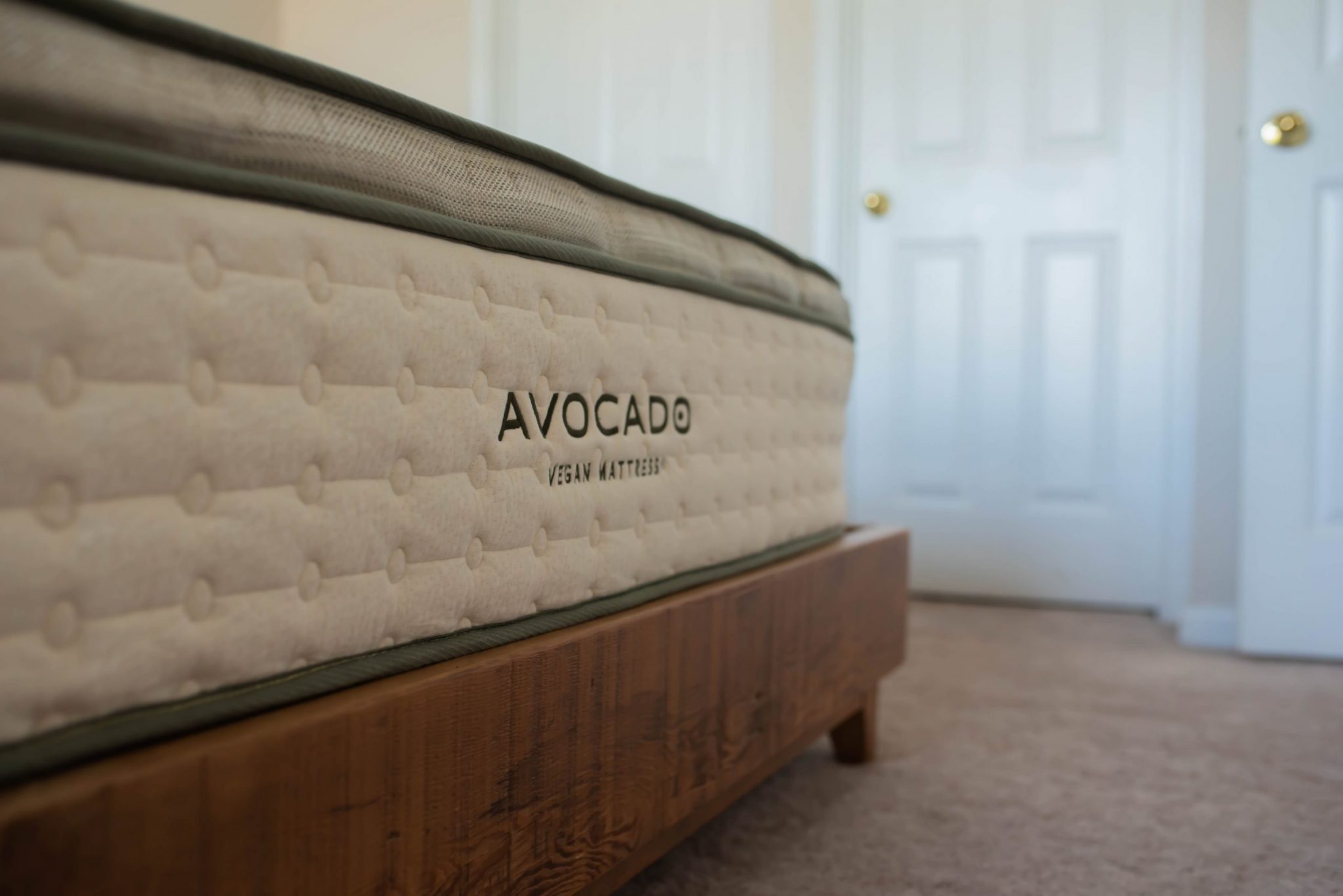 My Avocado Natural Wood Bed Frame by Flora & Vino