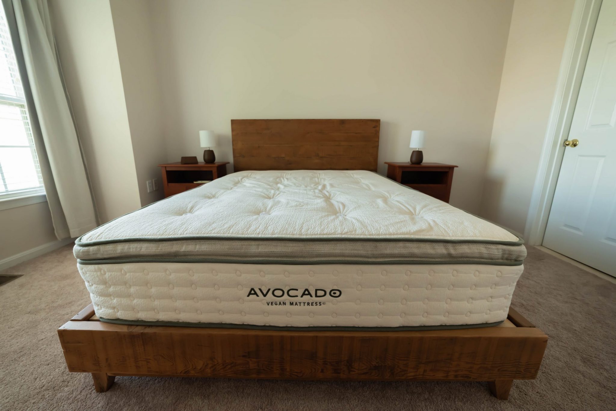My Avocado Natural Wood Bed Frame by Flora & Vino