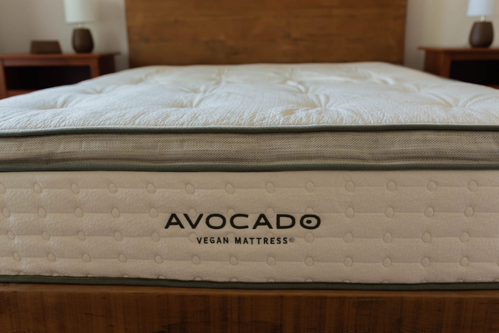 My Avocado Natural Wood Bed Frame by Flora & Vino