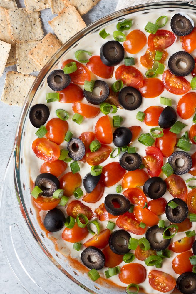 7-Layer Mexican Dip by Flora & Vino
