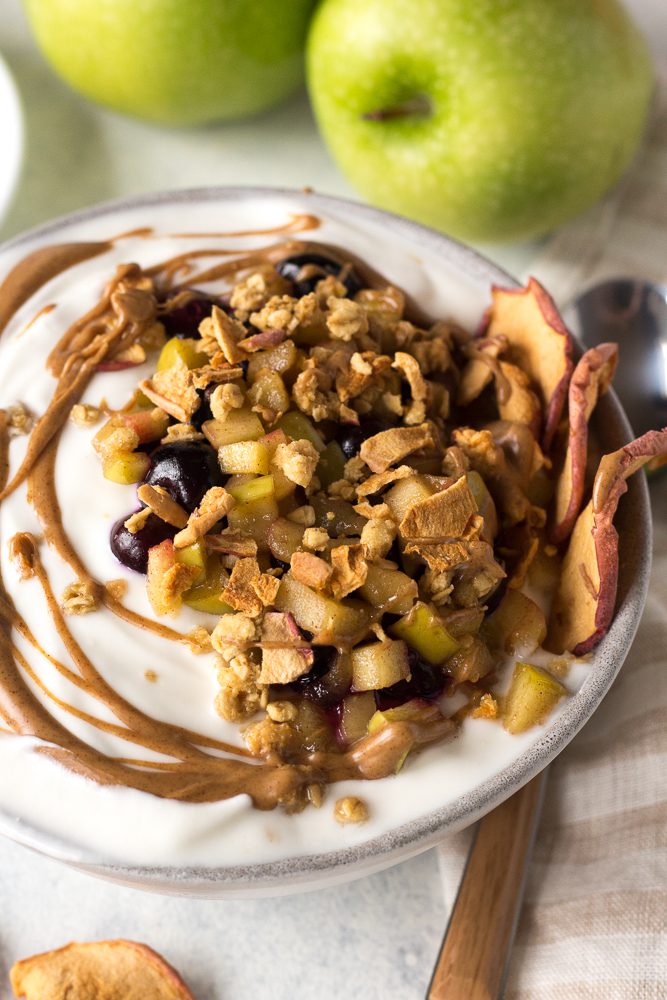 Apple Pie Yogurt Bowl by Flora & Vino