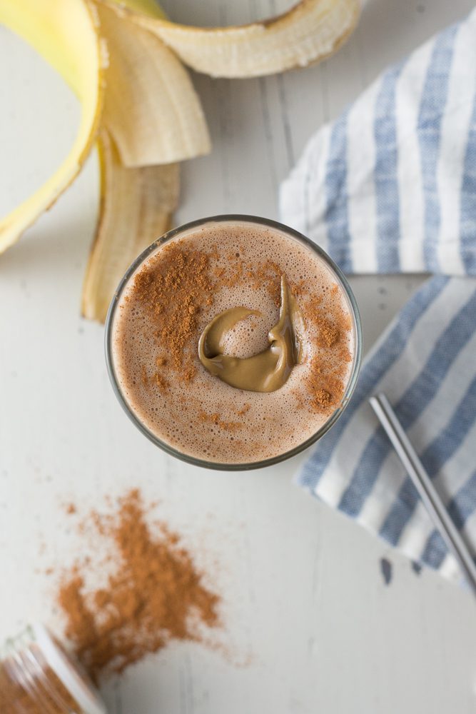 SunButter Cinnamon Smoothie by Flora & Vino