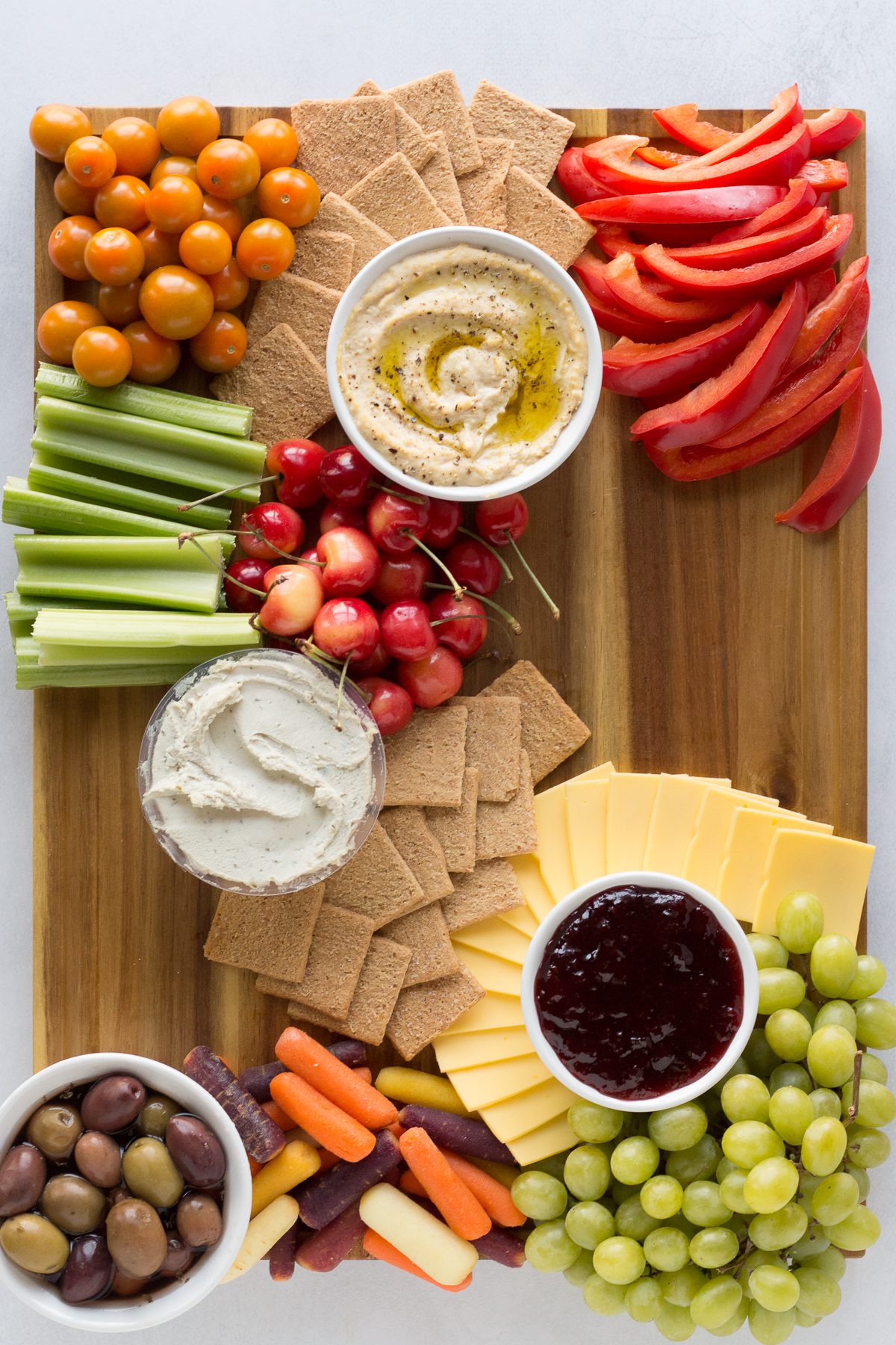 Vegan Cheese Board prep photo by Flora & Vino