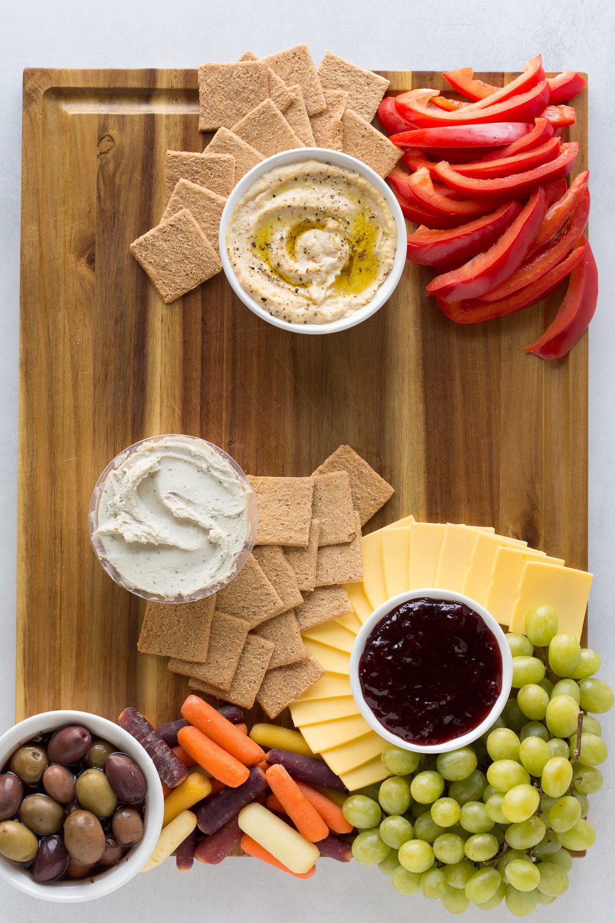 Vegan Cheese Board prep photo by Flora & Vino