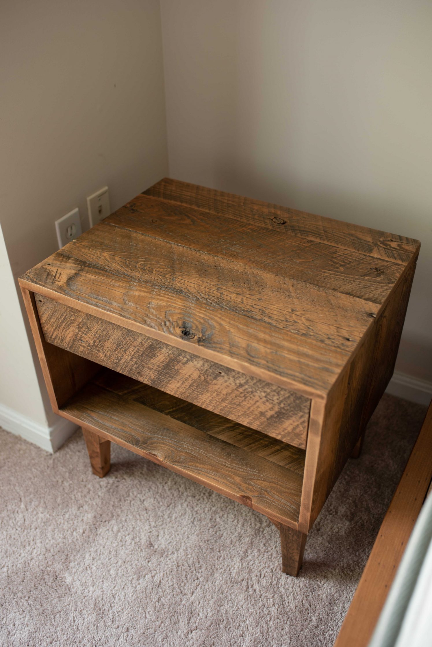 My Avocado Natural Wood End Tables by Flora & Vino