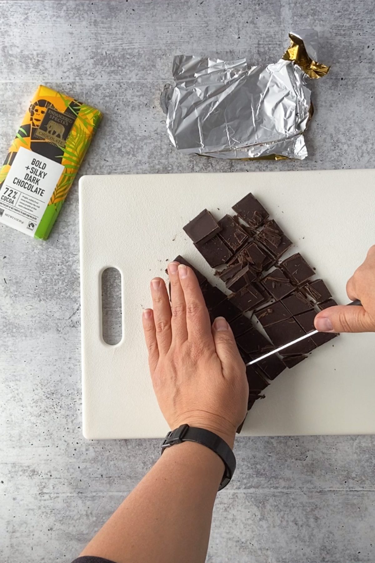 Vegan S'mores Dip process shot by Flora & Vino