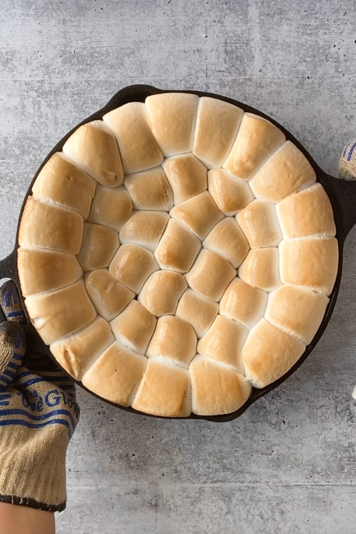 Vegan S'mores Dip process shot by Flora & Vino