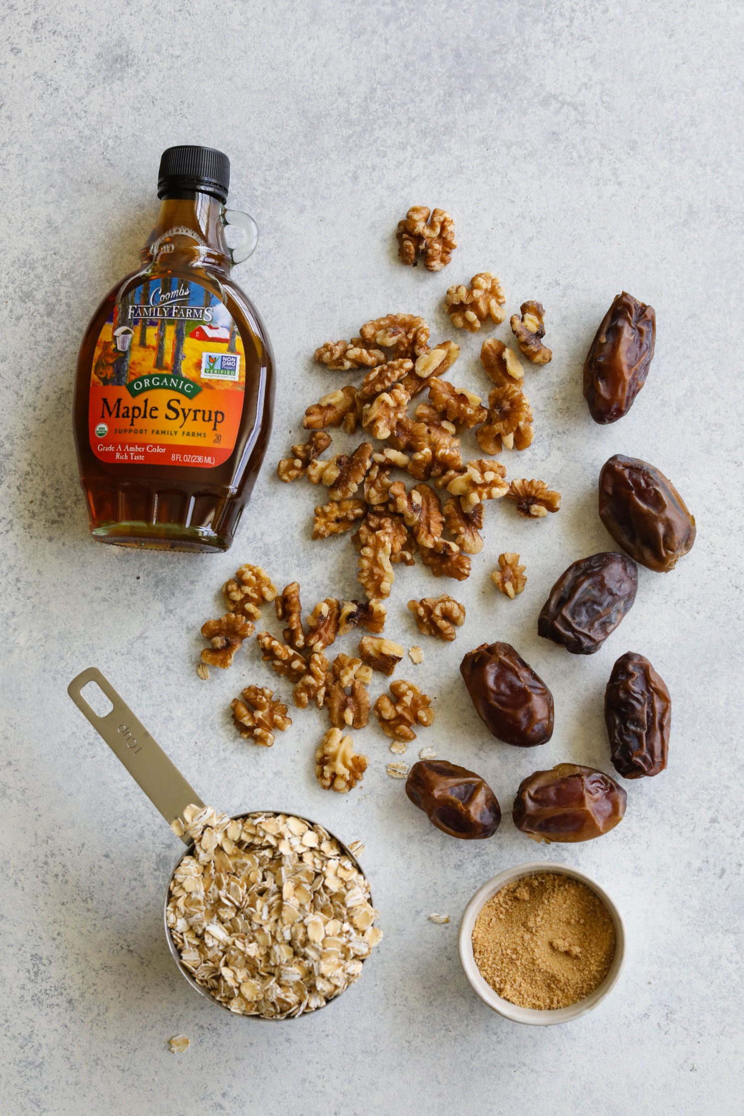 Maple Walnut Bliss Balls Ingredients