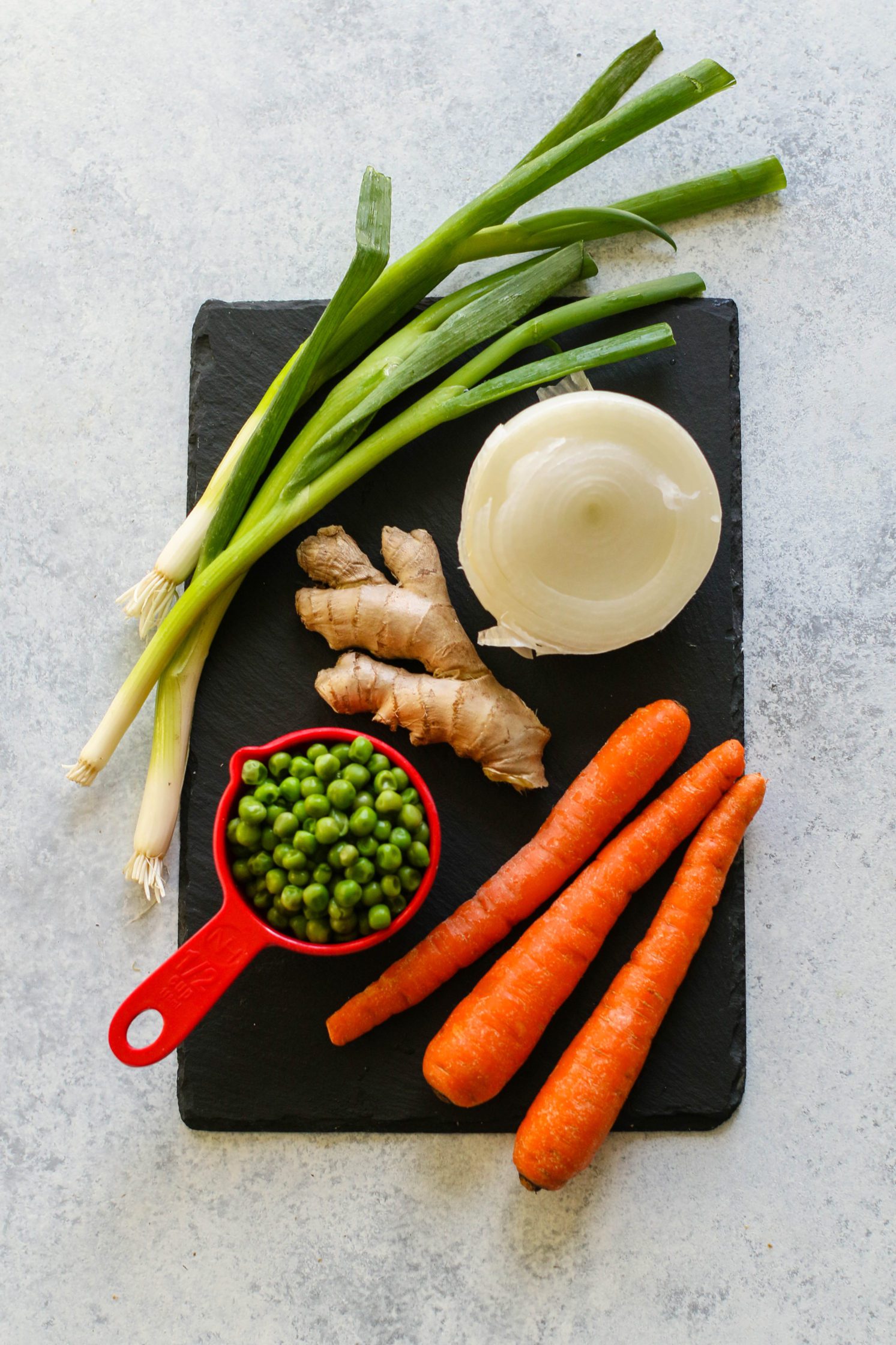 Vegetable Quinoa Fried "Rice" ingredients
