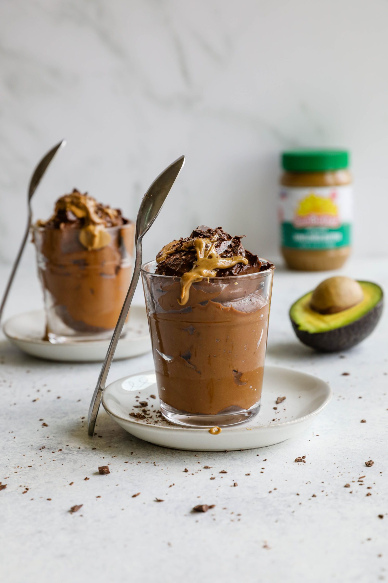 Chocolate Avocado SunButter Pudding by Flora & Vino