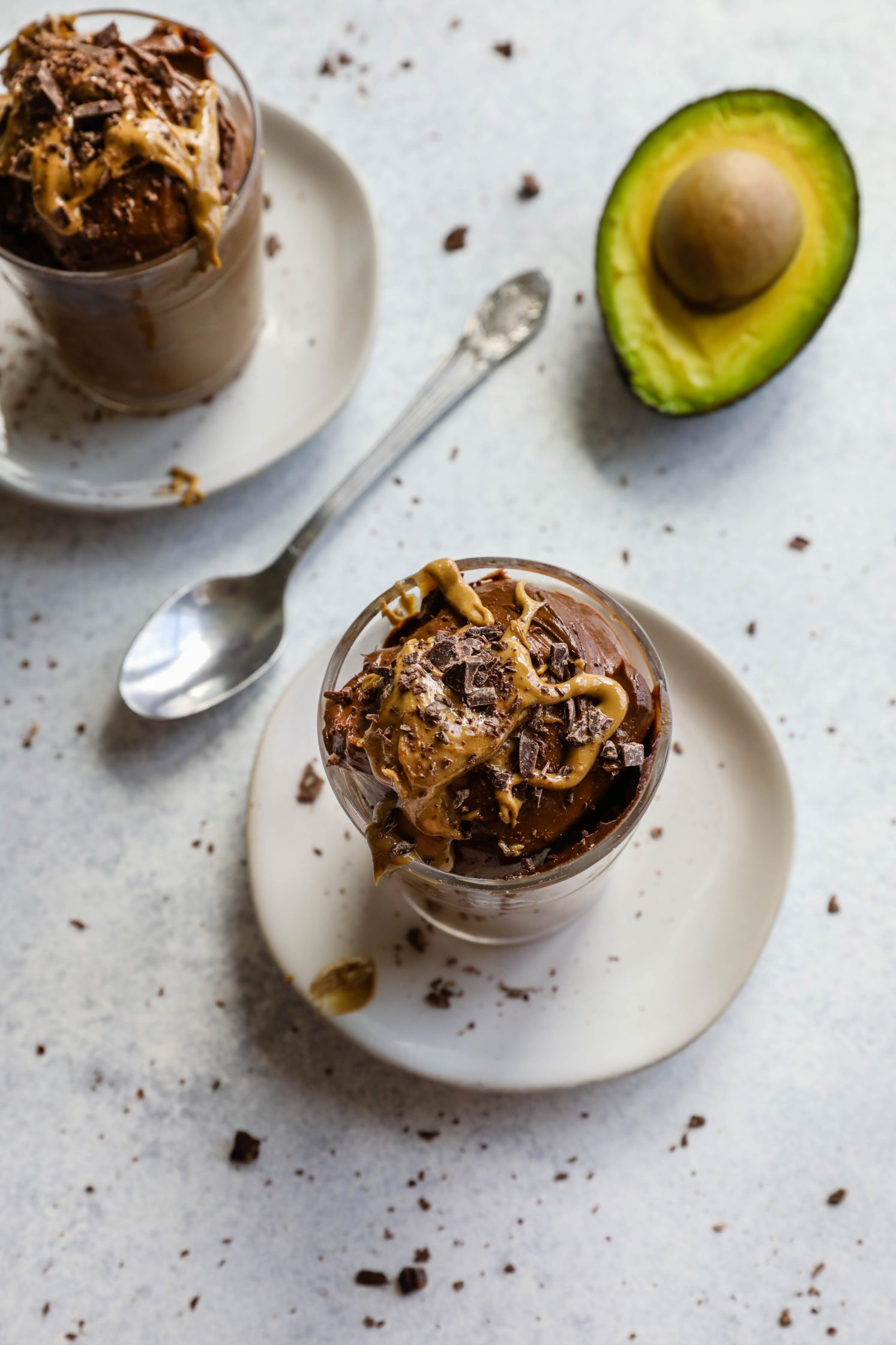 Chocolate Avocado SunButter Pudding by Flora & Vino
