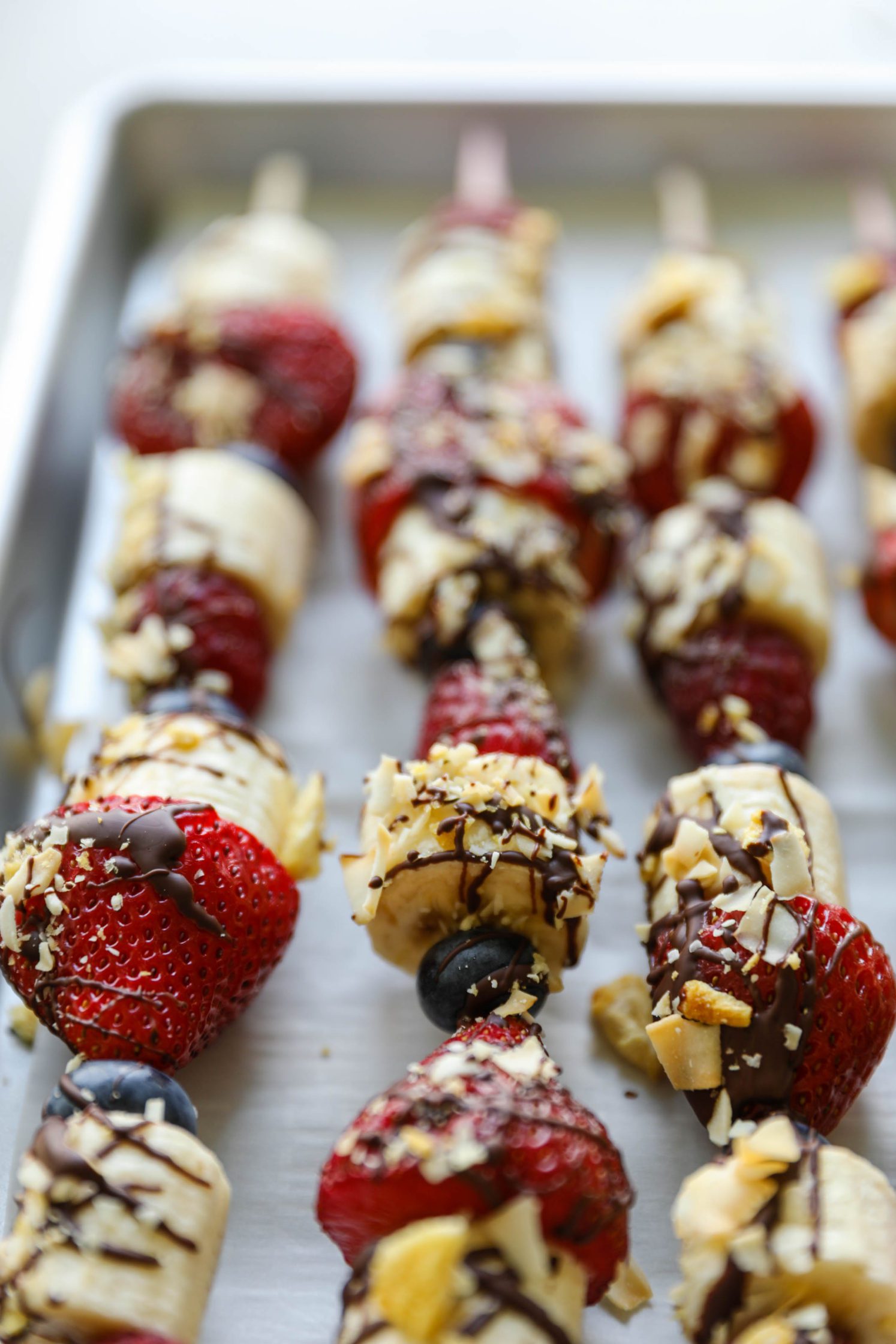 Frozen Fruit Kabobs by Flora & Vino