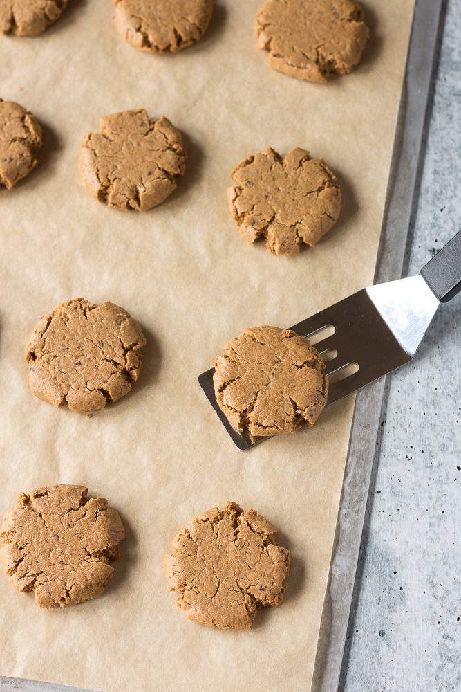 Coconut Flour Chai Cookies process shot