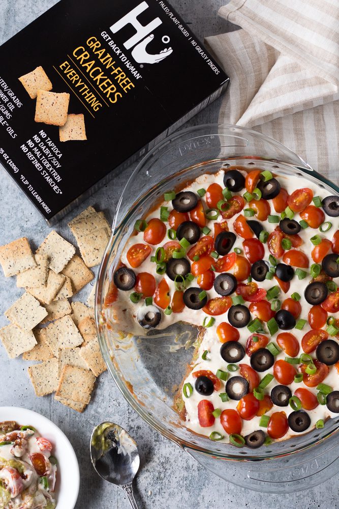 Vegan 7-Layer Mexican Dip by Flora & Vino 