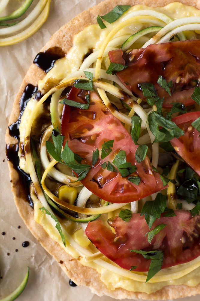 Flatbread Tortilla Pizza by Flora & Vino 