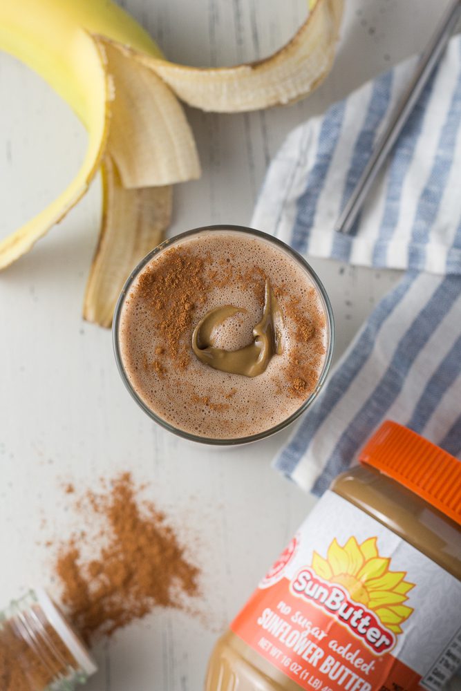 SunButter Cinnamon Smoothie by Flora & Vino