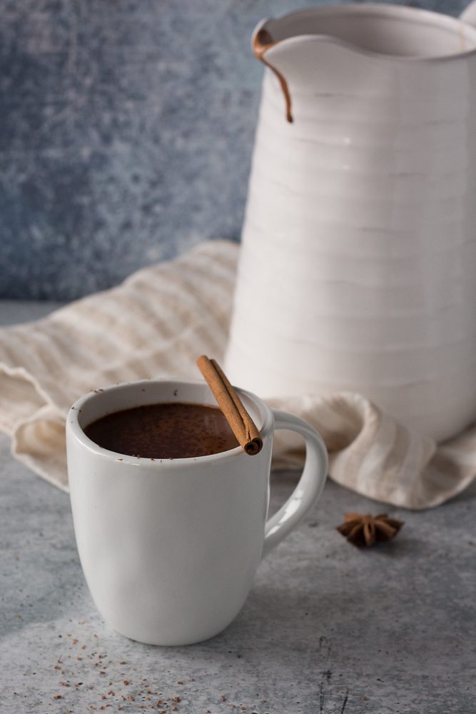 Dark Chocolate Chai Latte by Flora & Vino