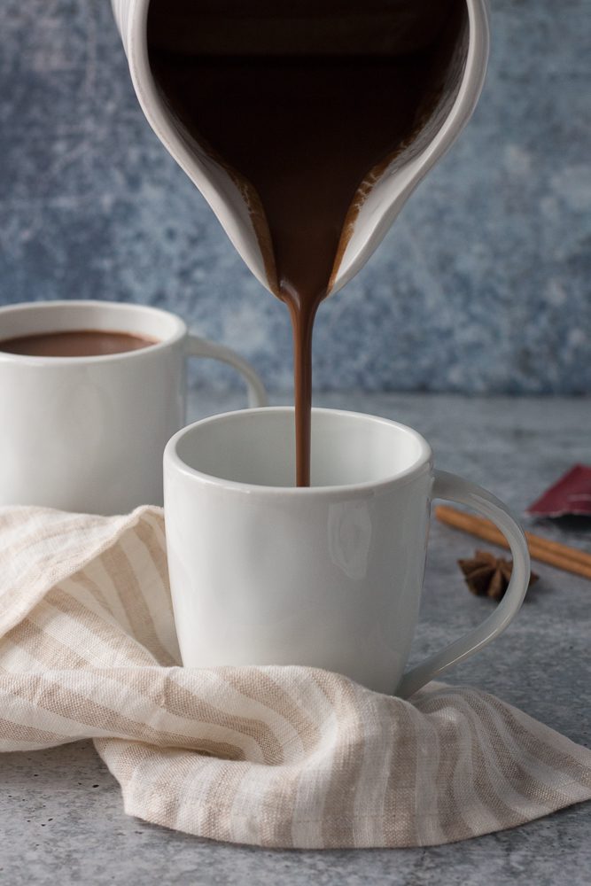 Dark Chocolate Chai Latte by Flora & Vino