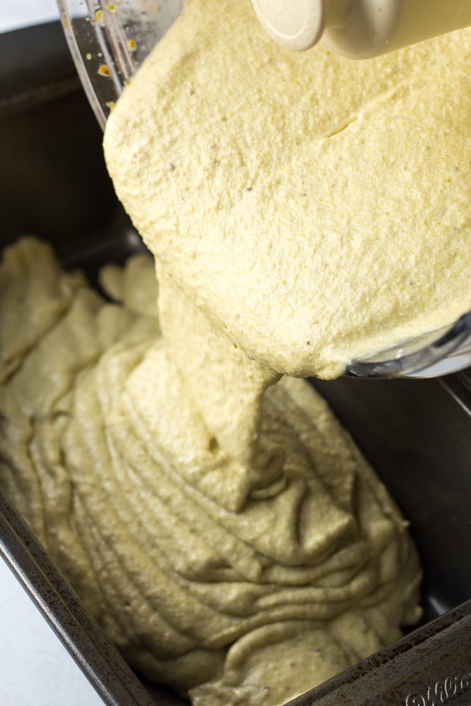 No-Churn Vegan Pistachio Ice Cream process shot by Flora & Vino