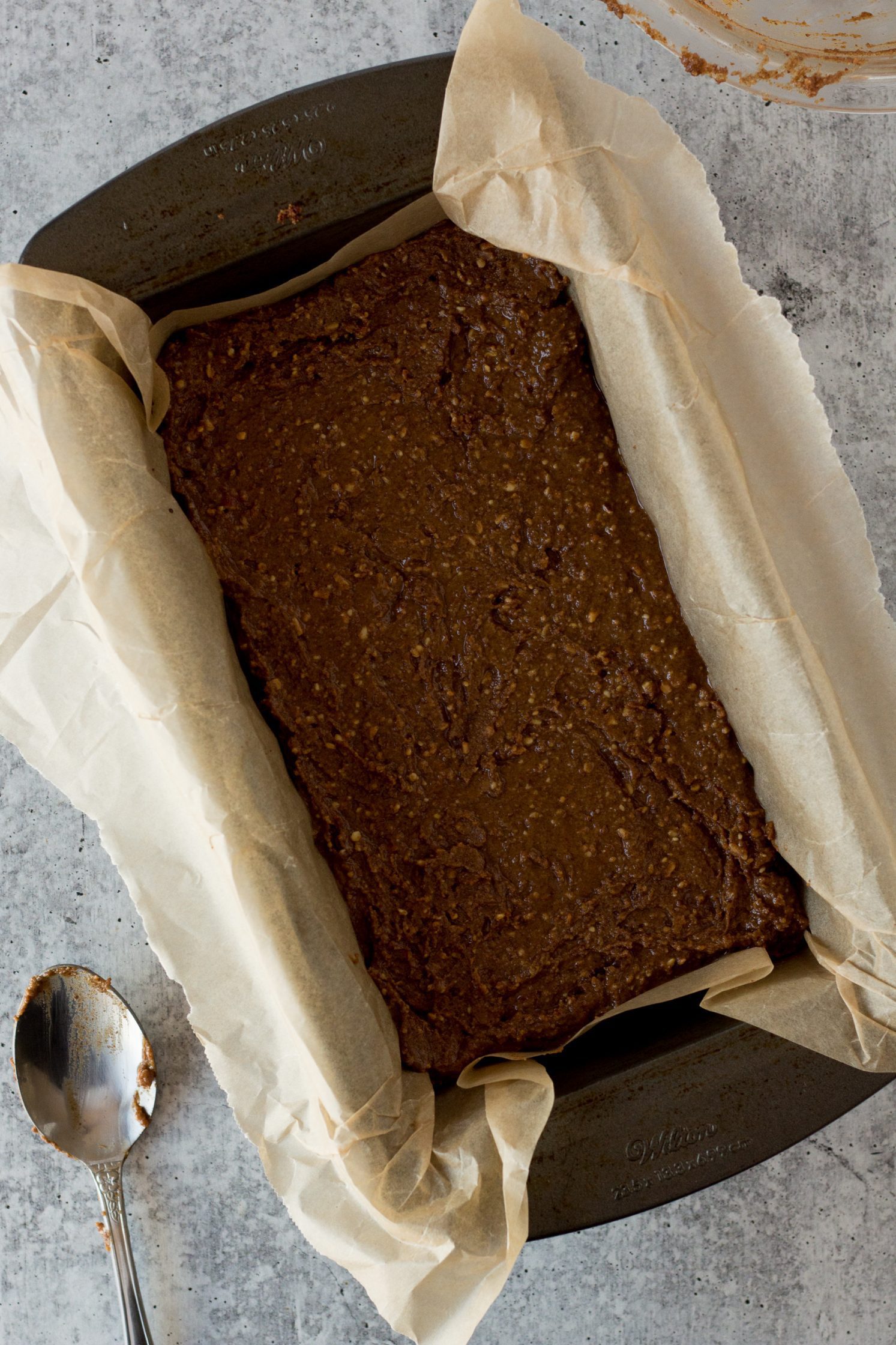 Cookie Layer Bars process shot by Flora & Vino 