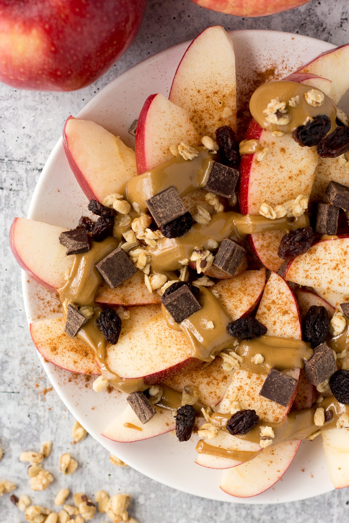 SunButter Apple Nachos by Flora & Vino